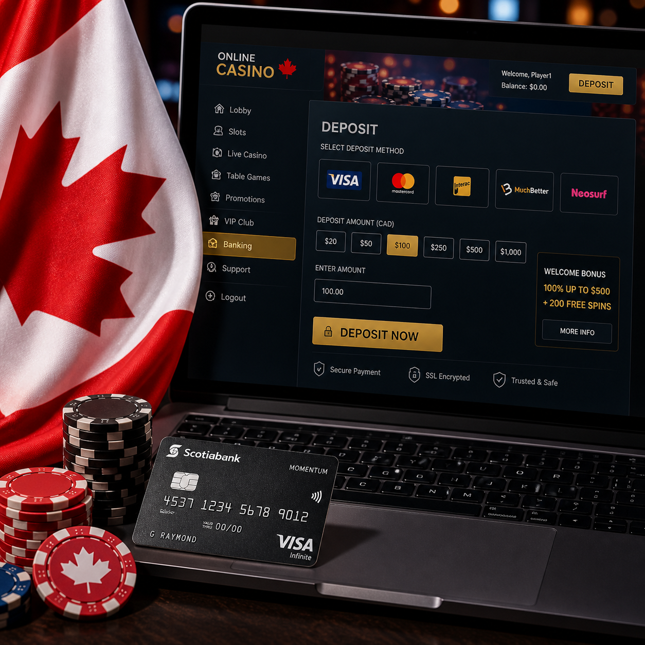 How Canadian Players Use Interac for Safer Online Gambling: A Cross-Border Look at Secure Payment Methods